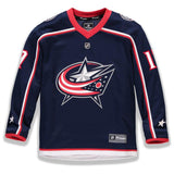 Brandon Dubinsky #17 Columbus Blue Jackets Youth Navy Home Replica Player Jersey