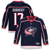 Brandon Dubinsky #17 Columbus Blue Jackets Youth Navy Home Replica Player Jersey