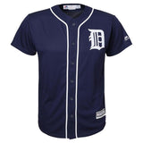 Detroit Tigers Youth Navy Official Cool Base Jersey