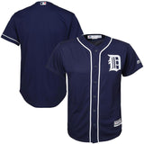 Detroit Tigers Youth Navy Official Cool Base Jersey