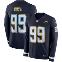 Joey Bosa Los Angeles Chargers Navy Therma Long Sleeve Jersey