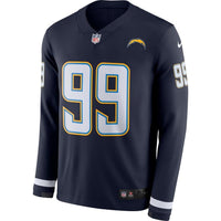 Joey Bosa Los Angeles Chargers Navy Therma Long Sleeve Jersey