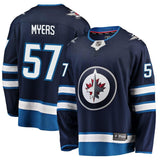 Tyler Myers #57 Winnipeg Jets Navy Breakaway Replica Jersey