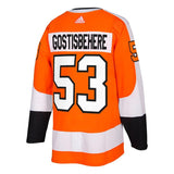 Shayne Gostisbehere #53 Philadelphia Flyers Orange Player Jersey