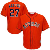 Jose Altuve #27 Houston Astros Youth Fashion Official Cool Base Player Jersey