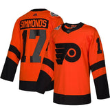 Wayne Simmonds #17 Philadelphia Flyers Orange 2019 NHL Stadium Series Player Jersey