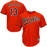 Manny Machado #13 Baltimore Orioles Youth Orange Official Cool Base Player Jersey
