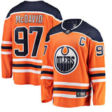 Connor McDavid # 97 Edmonton Oilers Orange Breakaway Player Jersey