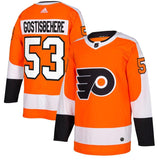 Shayne Gostisbehere #53 Philadelphia Flyers Orange Player Jersey