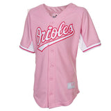 Chris Davis #19 Baltimore Orioles Youth Girl's Pink Harvey Batting Practice Jersey