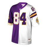 Randy Moss #84 Minnesota Vikings Purple/White 1998 Retired Player Split Replica Jersey