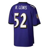 Ray Lewis #52 Baltimore Ravens Purple 2000 Retired Player Replica Jersey