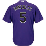 Carlos Gonzalez #32 Colorado Rockies Alternate Official Cool Base Player Jersey