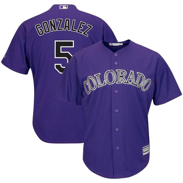 Carlos Gonzalez #32 Colorado Rockies Alternate Official Cool Base Player Jersey