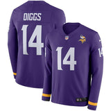 Stefon Diggs Minnesota Vikings Purple Therma Long Sleeve Jersey