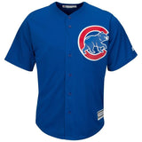Javier Baez #9 Chicago Cubs White/Royal Cool Base Player Jersey
