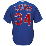 Jon Lester #34 Chicago Cubs White/Royal Cool Base Player Jersey