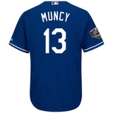 Max Muncy #13 Los Angeles Dodger 2018 World Series Cool Base Player Jersey