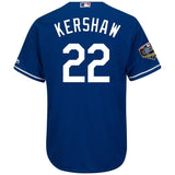 Clayton Kershaw #22 Los Angeles Dodgers Cool Base Player Jersey