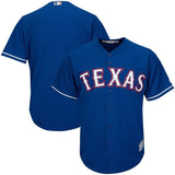 Texas Rangers White/Royal Official Cool Base Jersey