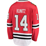 Chris Kunitz #14 Chicago Blackhawks Red Breakaway Player Jersey