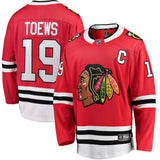 Jonathan Toews #19 Chicago Blackhawks Red Breakaway Player Jersey