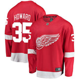 Jimmy Howard #35 Detroit Red Wings Red Breakaway Player Jersey