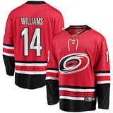 Justin Williams #14 Carolina Hurricanes Red Breakaway Player Jersey