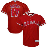 Shohei Ohtani #17 Los Angeles Angels Youth Red Alternate Cool Base Replica Player Jersey