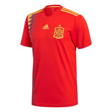 Spain National Team Red 2018 World Cup Home Replica Blank Jersey