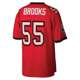 Derrick Brooks #55 Tampa Bay Buccaneers Red 2002 Retired Player Replica Jersey