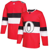 Ottawa Senators Red 2017 NHL 100 Classic Blank Jersey