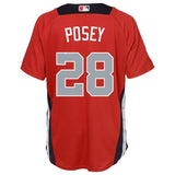 Buster Posey National League Youth Red 2018 MLB All-Star Game Home Run Derby Player Jersey