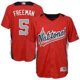 Freddie Freeman #5 National League Youth Red 2018 MLB All-Star Game Home Run Derby Player Jersey