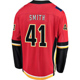 Mike Smith #41 Calgary Flames Red Breakaway Player Jersey