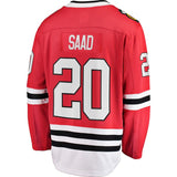Brandon Saad #20 Chicago Blackhawks Youth Red Breakaway Player Jersey
