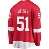 Frans Nielsen # 51 Detroit Red Wings Red Breakaway Player Jersey