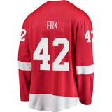 Martin Frk #42 Detroit Red Wings Red Breakaway Player Jersey