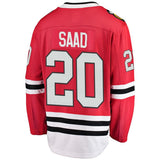 Brandon Saad #20 Chicago Blackhawks Red Breakaway Player Jersey