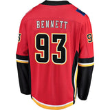 Sam Bennett #93 Calgary Flames Red Breakaway Player Jersey