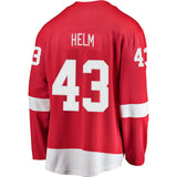 Darren Helm #43 Detroit Red Wings Red Breakaway Player Jersey