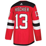 Nico Hischier #13 New Jersey Devils Red Player Jersey