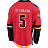 Mark Giordano #5 Calgary Flames Red Breakaway Player Jersey