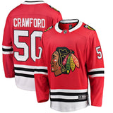 Corey Crawford #50 Chicago Blackhawks Red Breakaway Player Jersey