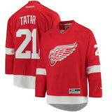 Tatar Detroit #21 Red Wings Red Home Premier Player Jersey