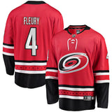 Haydn Fleury #4 Carolina Hurricanes Red Breakaway Player Jersey