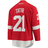 Tatar Detroit #21 Red Wings Red Home Premier Player Jersey