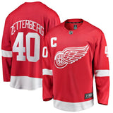 Henrik Zetterberg #40 Detroit Red Wings Red Breakaway Player Jersey