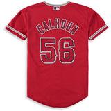Kole Calhoun #56 Los Angeles Angels Youth Red Alternate Official Cool Base Player Jersey