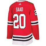 Brandon Saad #20 Chicago Blackhawks Red Player Jersey